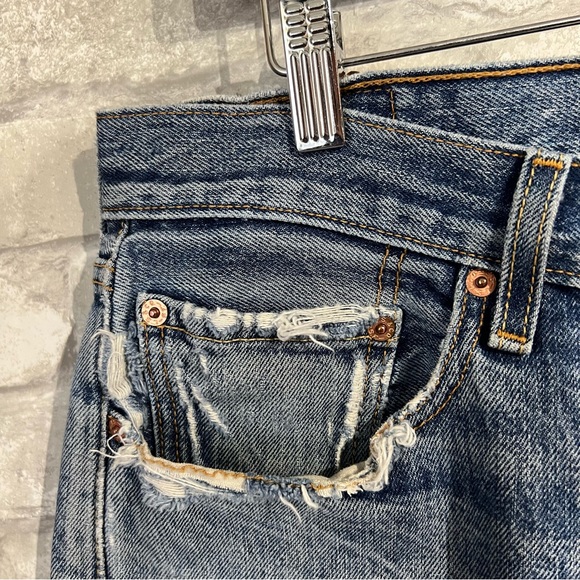 36x36 Vintage 90s Y2K Levi's 501 Button Fly Mexico Medium Wash Dad Jeans *Flawed - Picture 14 of 16